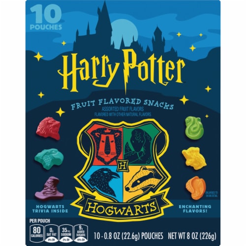Betty Crocker Harry Potter Fruit Flavored Snacks Perspective: back