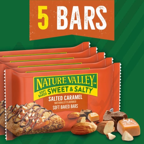 Nature Valley Soft Baked Sweet & Salty Salted Caramel Snack Bars Perspective: back