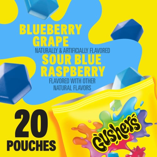 Gushers Fruit Flavored Snacks Family Pack Perspective: back