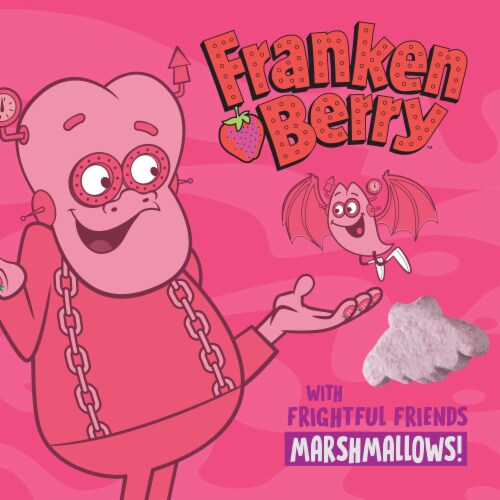 General Mills Franken Berry Cereal Perspective: back