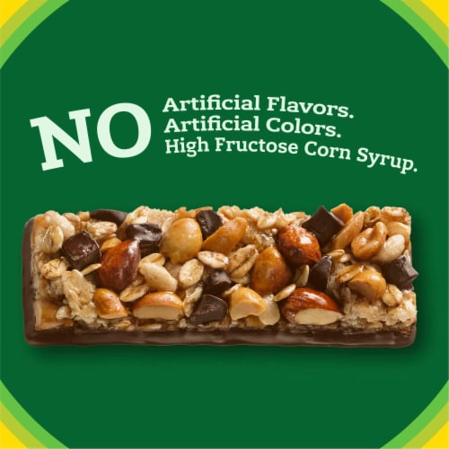 Nature Valley Sweet & Salty Nut Dark Chocolate Peanut Almond Granola bars Perspective: back