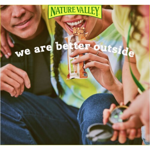 Nature Valley Almond Butter Chocolate Three Layer Granola Nut Bars Perspective: back