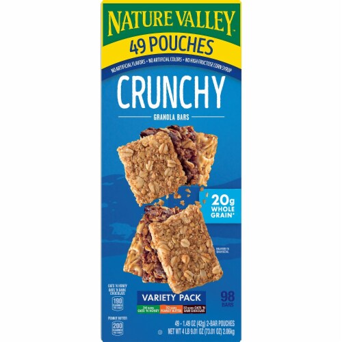 Nature Valley Crunchy Granola Bars Variety Pack 30 Count Perspective: back