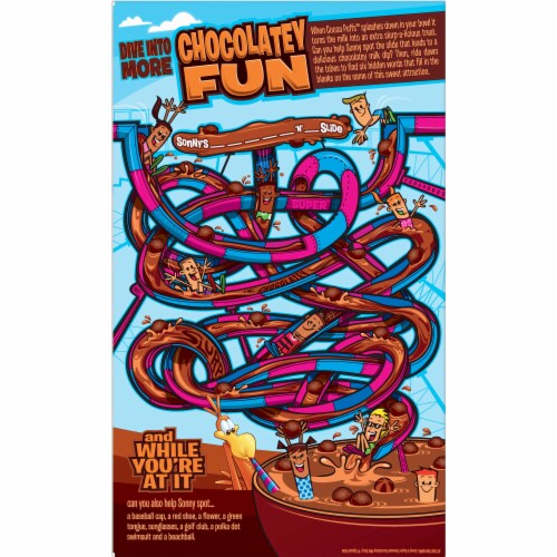 Cocoa Puffs Cereal Perspective: back