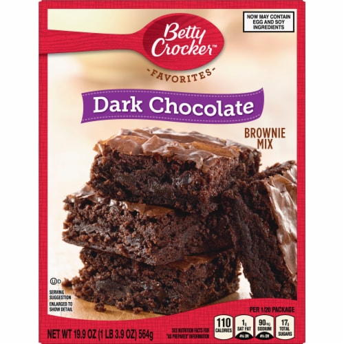 Betty Crocker™ Favorites Dark Chocolate Brownie Mix Perspective: back