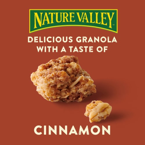 Nature Valley Crunchy Cinnamon Granola Pouch Perspective: back