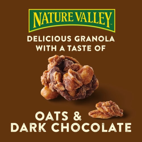 Nature Valley Protein Oats and Dark Chocolate Granola Perspective: back