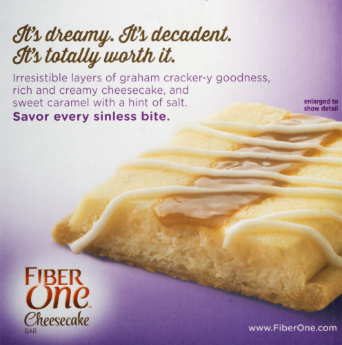 Fiber One™ Salted Caramel Cheesecake Bars Perspective: back
