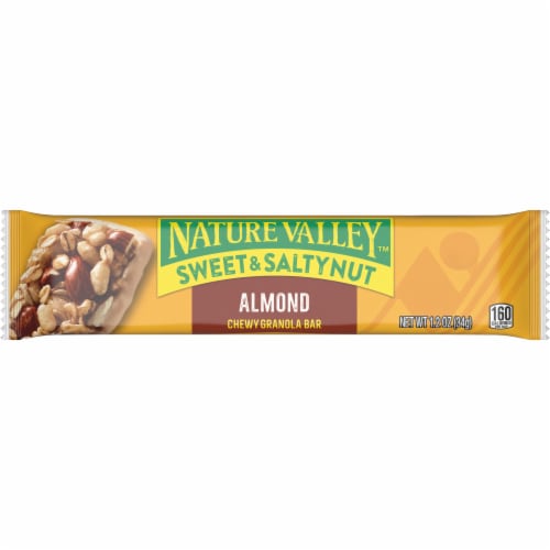 Nature Valley Sweet & Salty Nut Almond Granola bars Perspective: back