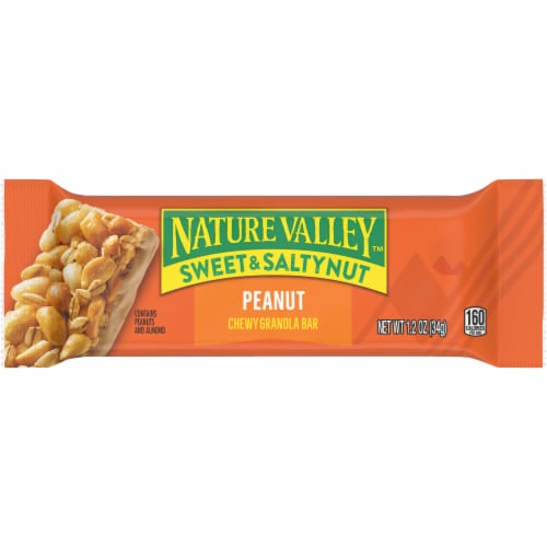 Nature Valley Sweet & Salty Nut Peanut Granola bars Perspective: back