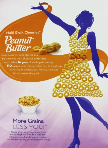 Multi Grain Peanut Butter Cheerios Perspective: back