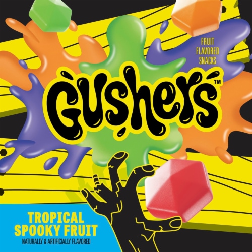 Gushers Tropical Spooky Fruit Flavored Halloween Kids Snacks Perspective: back