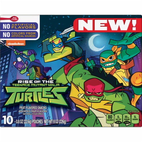 Betty Crocker Fruit Flavored Snacks, Teenage Mutant Ninja Turtles