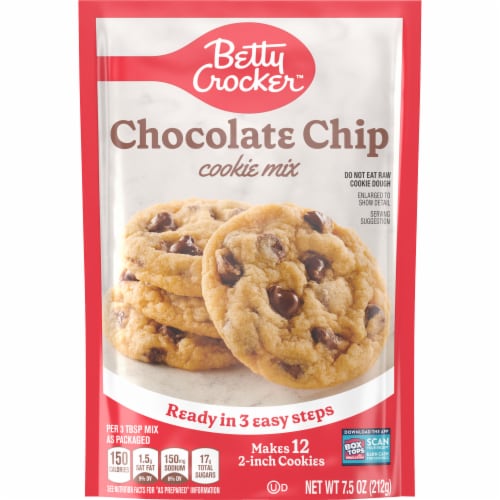 Betty Crocker™ Chocolate Chip Cookie Mix Perspective: back