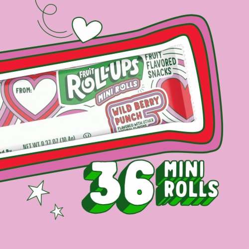 Fruit Roll Ups Mini Rolls Punch Perspective: back