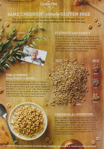 Honey Nut Cheerios Perspective: back