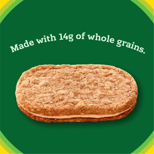 Nature Valley Cinnamon Almond Butter Biscuit Snack Cookies Perspective: back