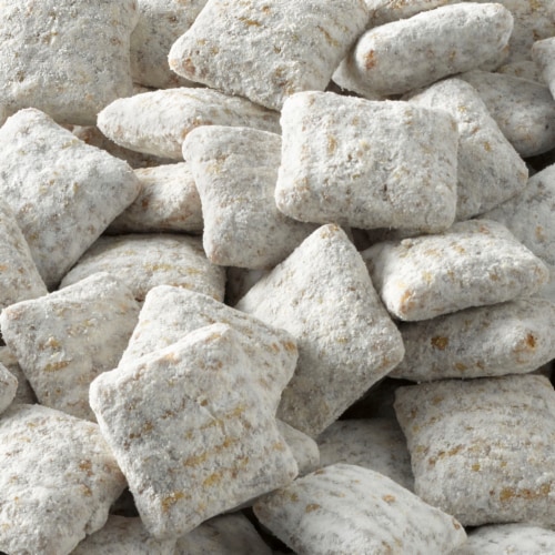 Chex Mix Peanut Butter and Chocolate Muddy Buddies Individual Lunch Box Snack Bag Perspective: back