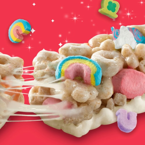 General Mills Lucky Charms Cereal Bars Perspective: back