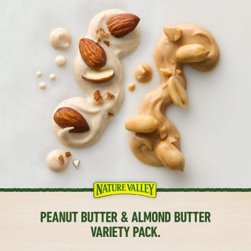 Nature Valley Biscuits with Nut Butter Honey Peanut Butter/Cinnamon Almond Butter 40.5 oz. 30 Perspective: back
