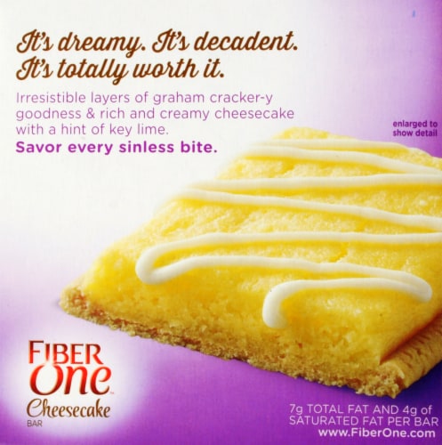 Fiber One™ Key Lime Cheesecake Bars Perspective: back