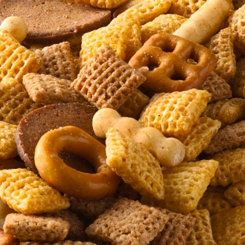 Chex Mix Traditional Savory Snack Mix Multipack Party Mix Perspective: back