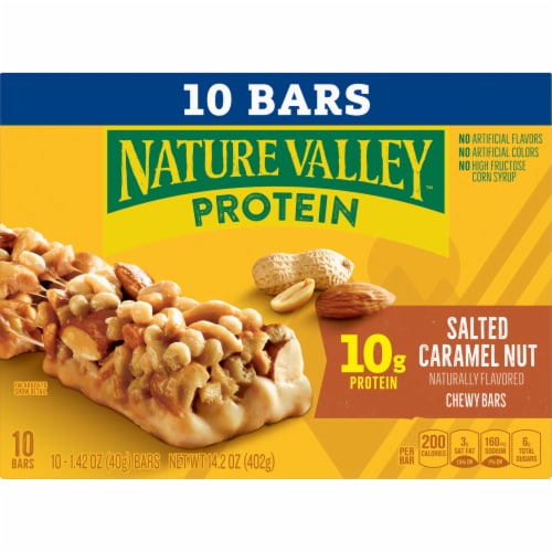 Nature Valley Salted Caramel Granola bars Perspective: back