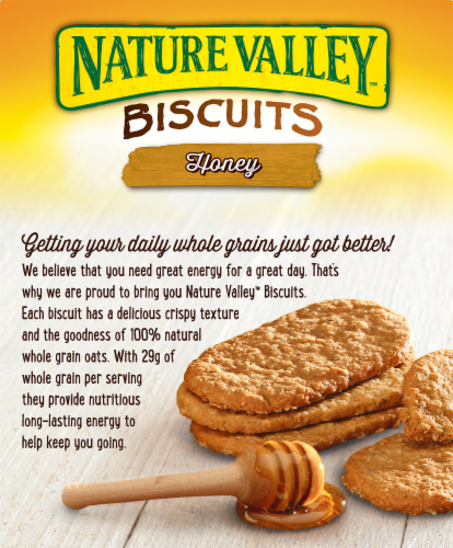 Nature Valley Honey Biscuits Perspective: back