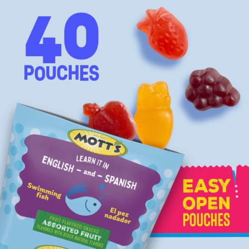 Mott's Assorted Fruit Flavored Snacks Easter Basket Stuffers Perspective: back