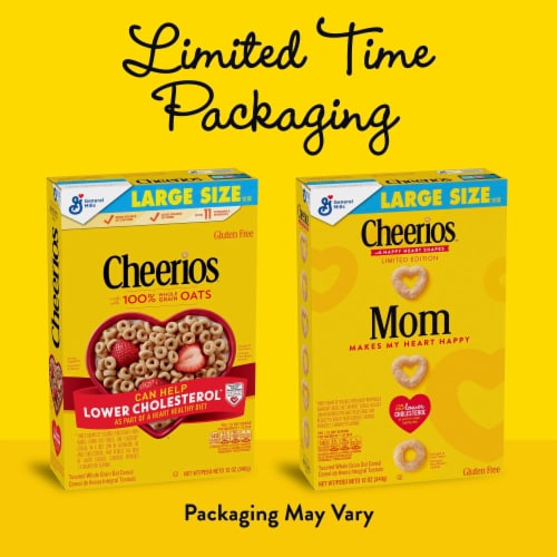 General Mills Cheerios Large Size Cereal Perspective: back