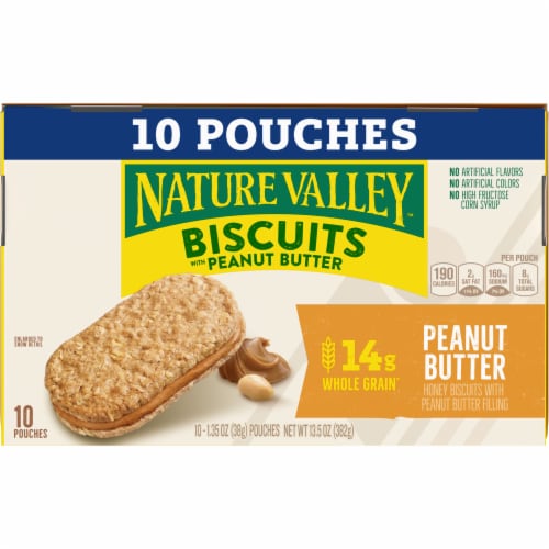 Nature Valley Peanut Butter Biscuit Sandwiches Perspective: back