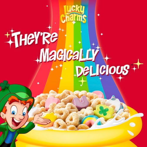 General Mills Lucky Charms Bag Cereal Perspective: back