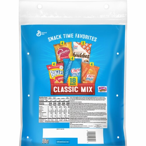 General Mills Snack Time Favorites Classic Mix Perspective: back