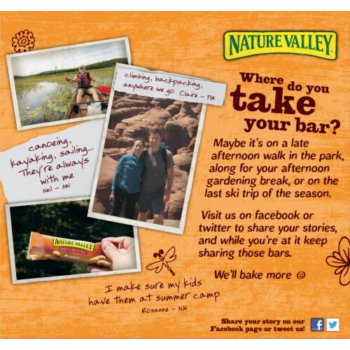 Nature Valley Sweet & Salty Nut Toasted Coconut Chewy Granola Bars Perspective: back