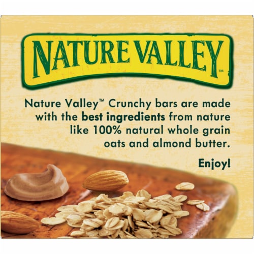 Nature Valley Crunchy Almond Butter Granola Bars Perspective: back