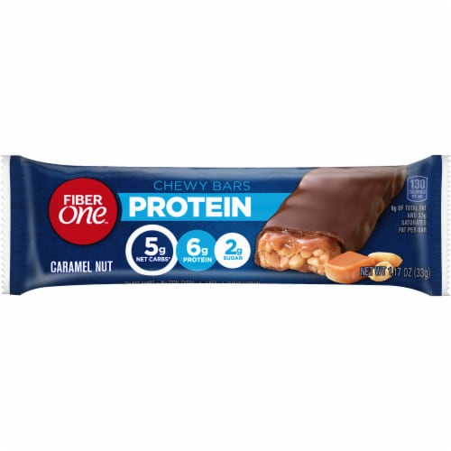 Fiber One™ Caramel Nut Protein Chewy Bar Perspective: back