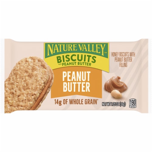 Nature Valley Biscuits with Peanut Butter, 1.35 oz Perspective: back