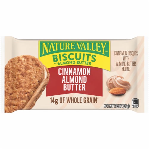 Nature Valley Biscuits with Almond Butter, 1.35 oz Perspective: back
