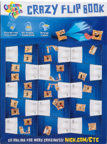 Cinnamon Toast Crunch Cereal Perspective: back