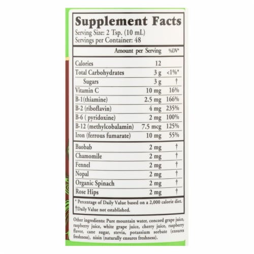 HERBAL IRON              Perspective: back