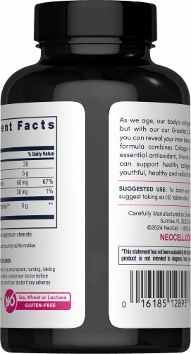 Neocell Super Collagen + Vitamin C 120 Tablets Perspective: back
