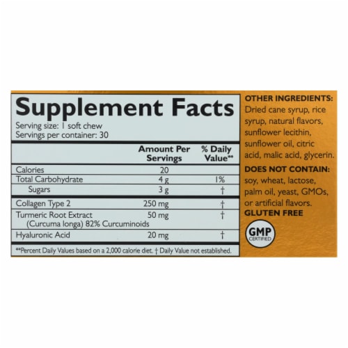 NeoCell™ Joint Bursts Tropical Tang Soft Chews Perspective: back