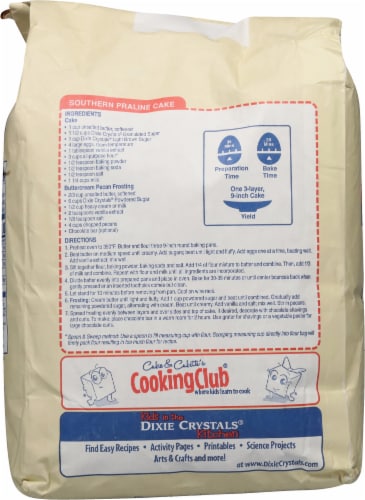 Dixie Crystals® Granulated Extra Fine Sugar Perspective: back