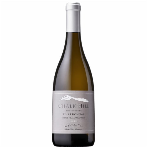 Chalk Hill Estate Bottled Chardonnay California White Wine Perspective: back