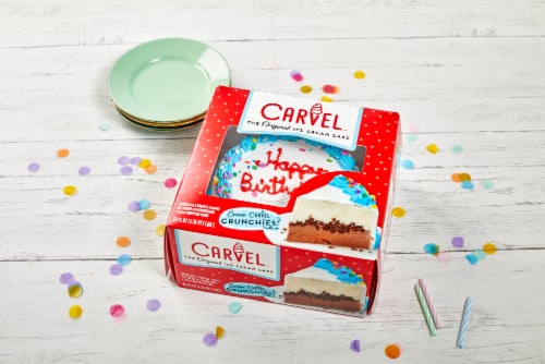 Carvel® Round Happy Birthday Celebration Ice Cream Cake Perspective: back