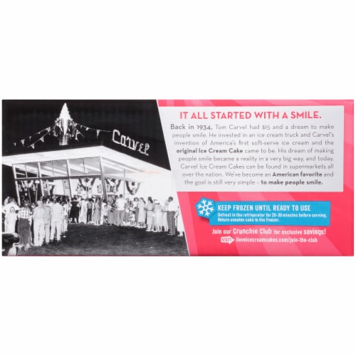 Carvel® Lil' Love Original Ice Cream Cake Perspective: back