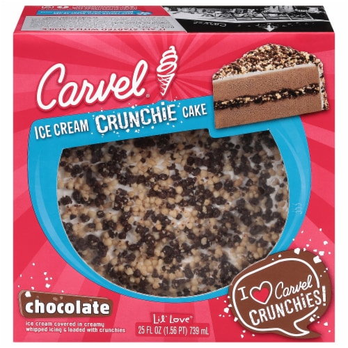 Carvel® Chocolate Ice Cream Crunchie Cake Perspective: back