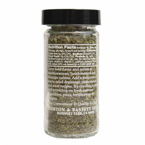 Morton & Bassett® Oregano Perspective: back