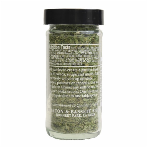 Morton & Bassett® All Natural Parsley Perspective: back