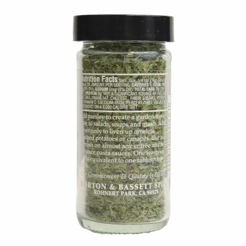 Morton & Bassett® All Natural Parsley Perspective: back